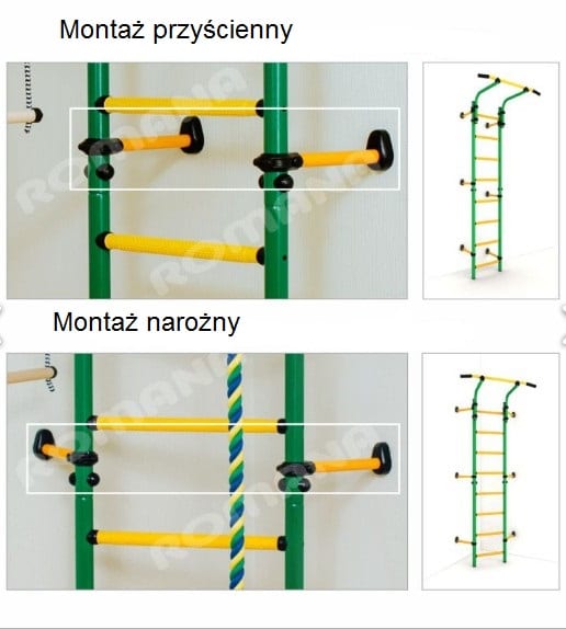 Romana drabinki przyścienne